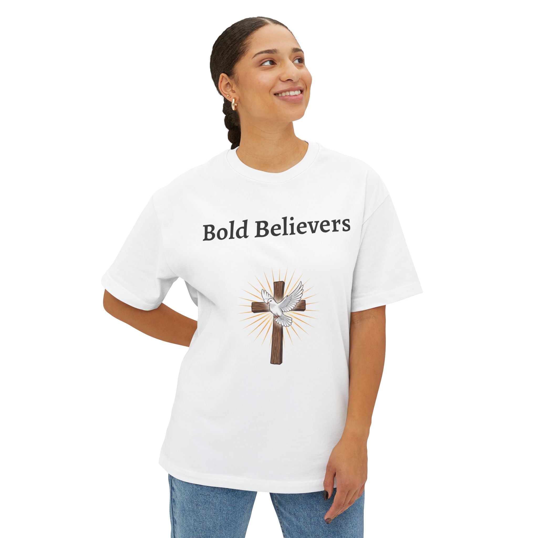 Bold Believers Cross Tee - Christian Faith Graphic Shirt