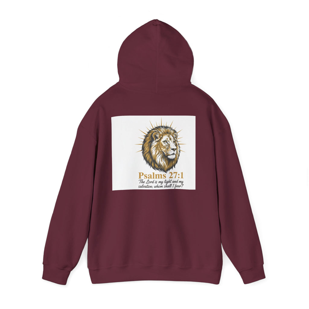 Lion Portrait Hoodie — Majestic Realistic Lion Graphic Sweatshirt
