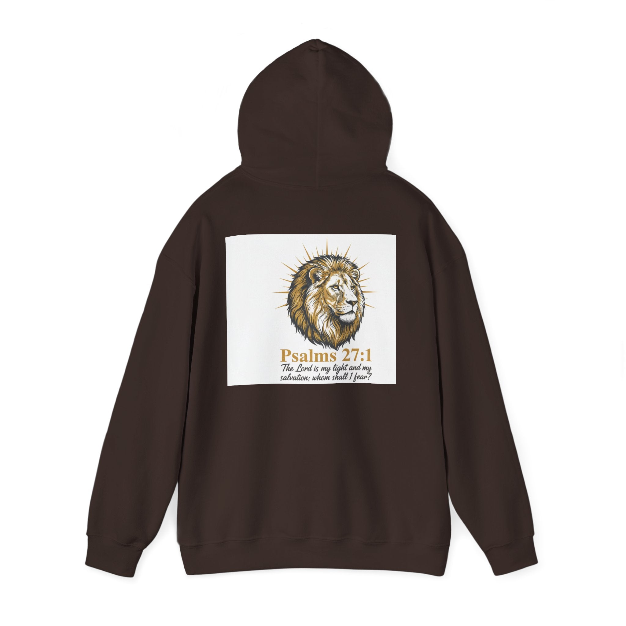 Lion Portrait Hoodie — Majestic Realistic Lion Graphic Sweatshirt