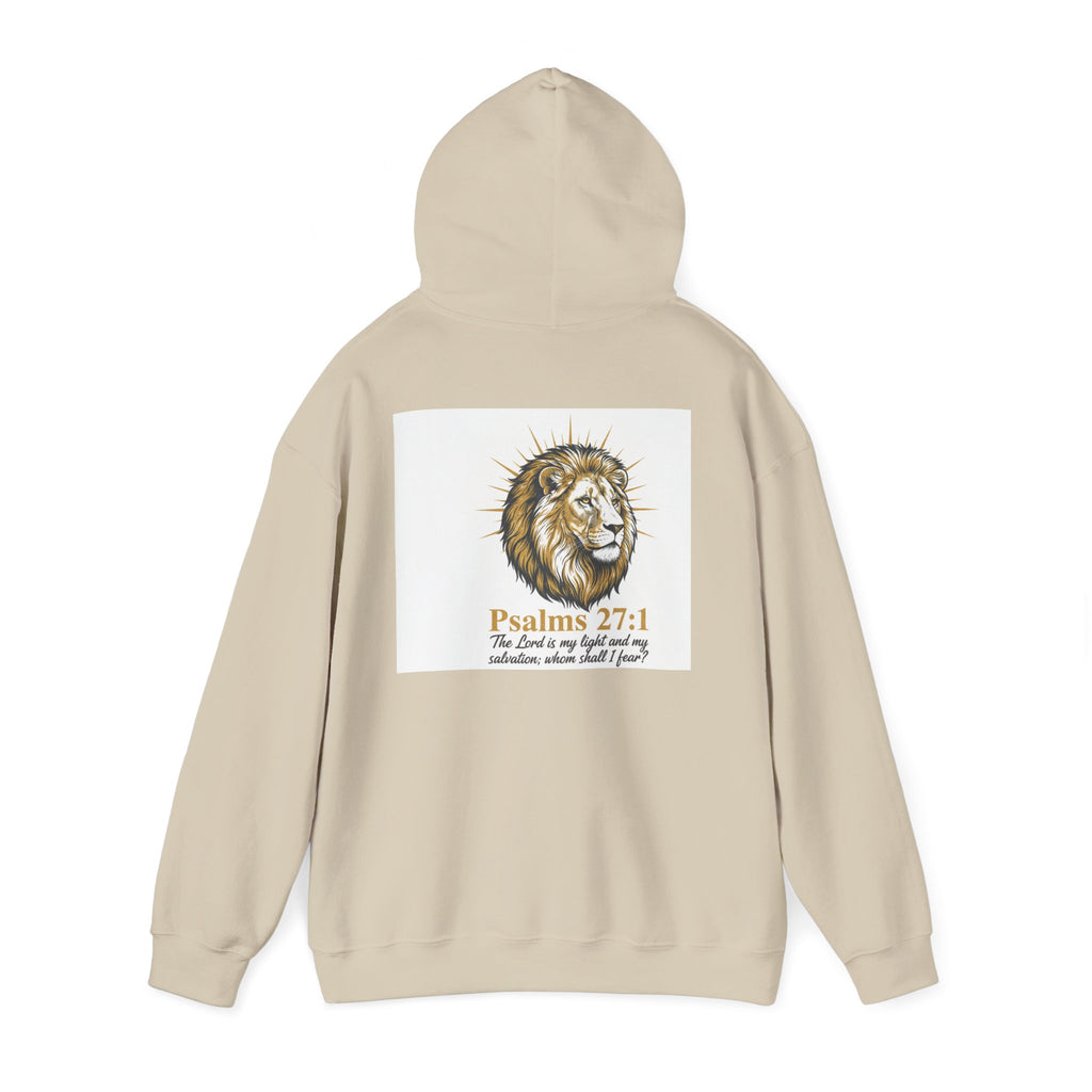 Lion Portrait Hoodie — Majestic Realistic Lion Graphic Sweatshirt