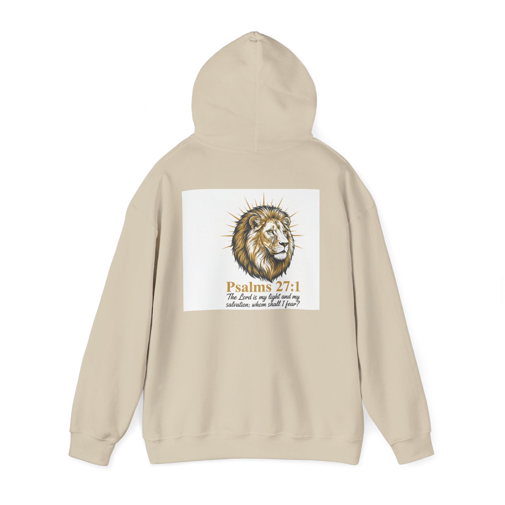 Lion Portrait Hoodie — Majestic Realistic Lion Graphic Sweatshirt