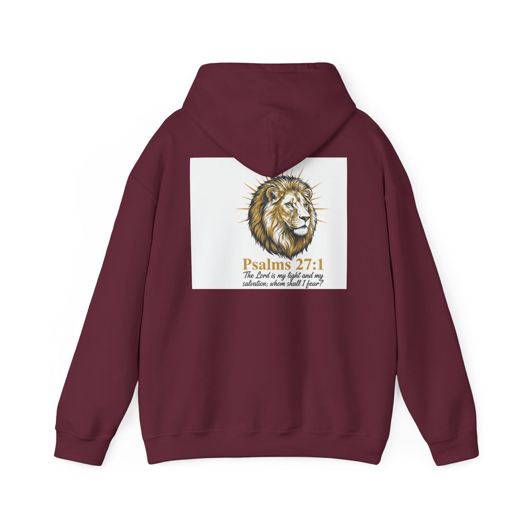 Lion Portrait Hoodie — Majestic Realistic Lion Graphic Sweatshirt