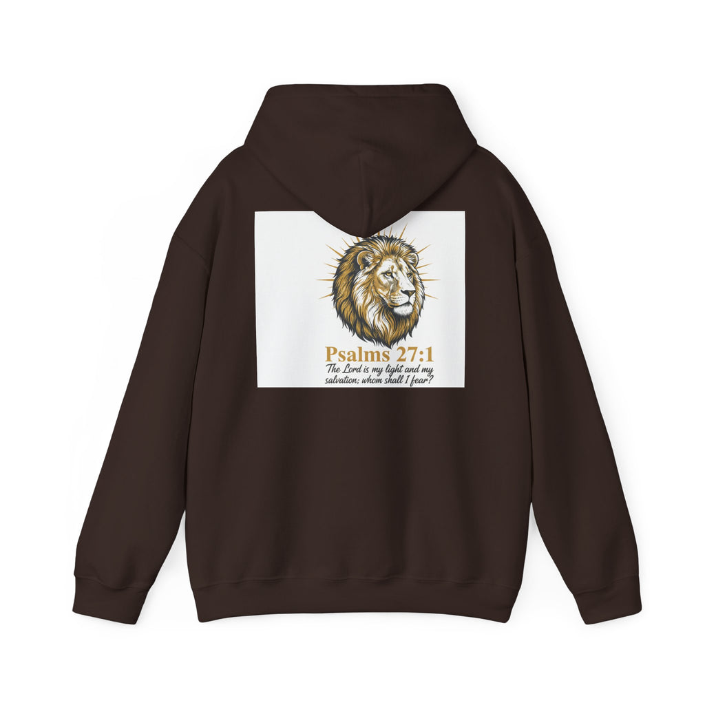 Lion Portrait Hoodie — Majestic Realistic Lion Graphic Sweatshirt
