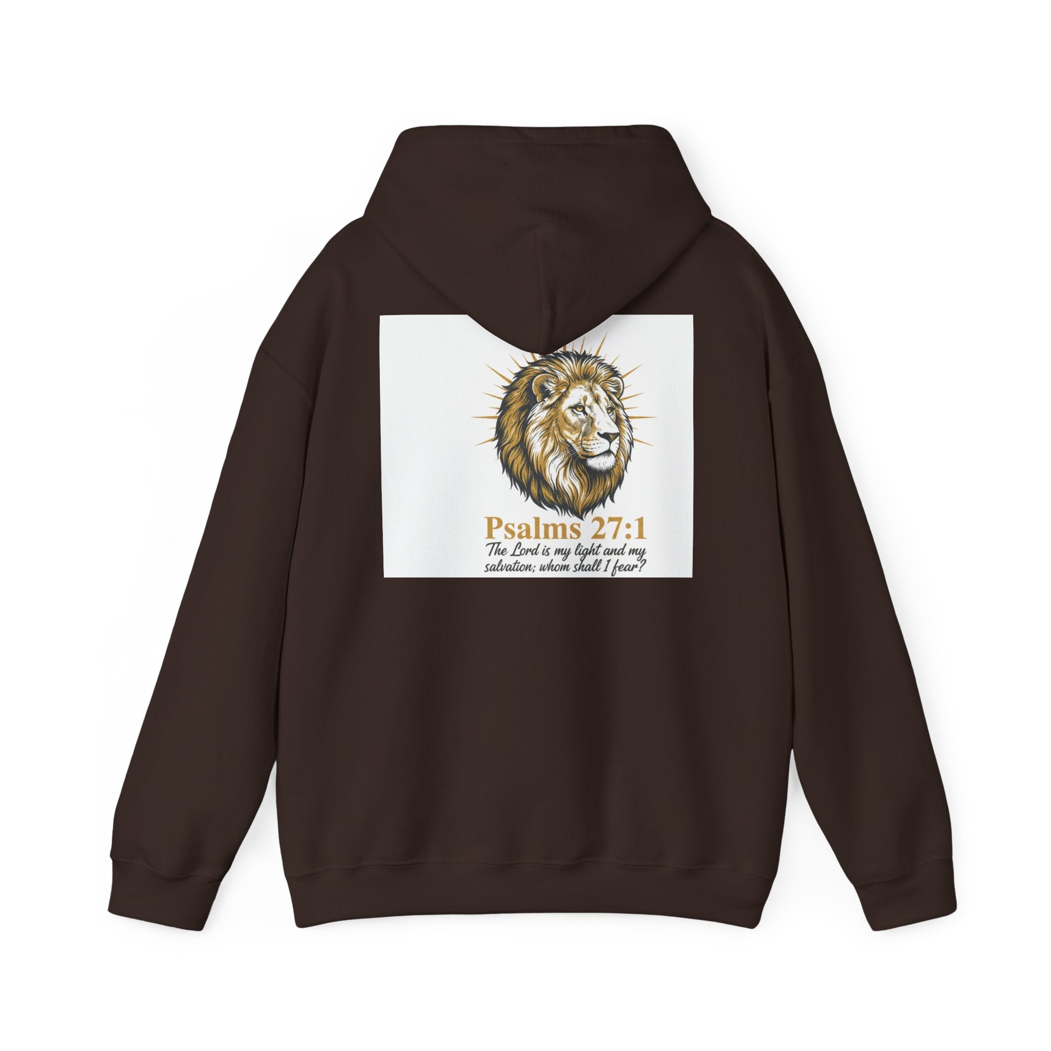 Lion Portrait Hoodie — Majestic Realistic Lion Graphic Sweatshirt