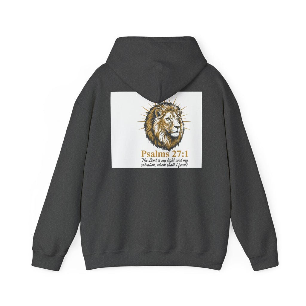 Lion Portrait Hoodie — Majestic Realistic Lion Graphic Sweatshirt