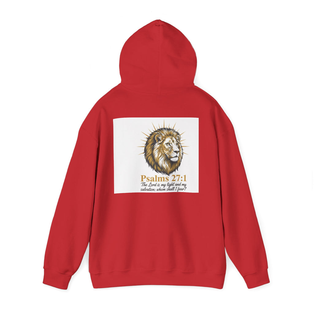 Lion Portrait Hoodie — Majestic Realistic Lion Graphic Sweatshirt