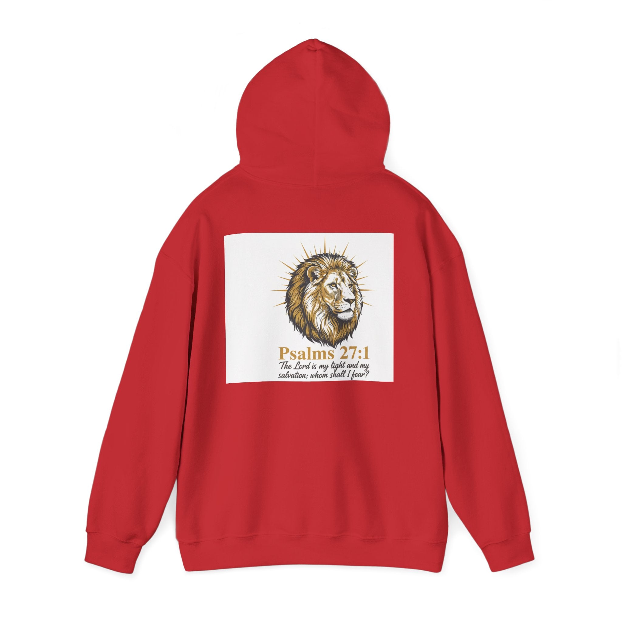 Lion Portrait Hoodie — Majestic Realistic Lion Graphic Sweatshirt