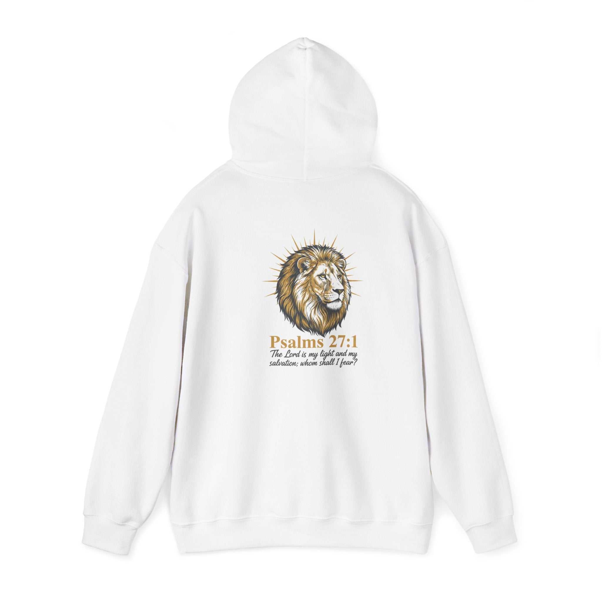 Lion Portrait Hoodie — Majestic Realistic Lion Graphic Sweatshirt
