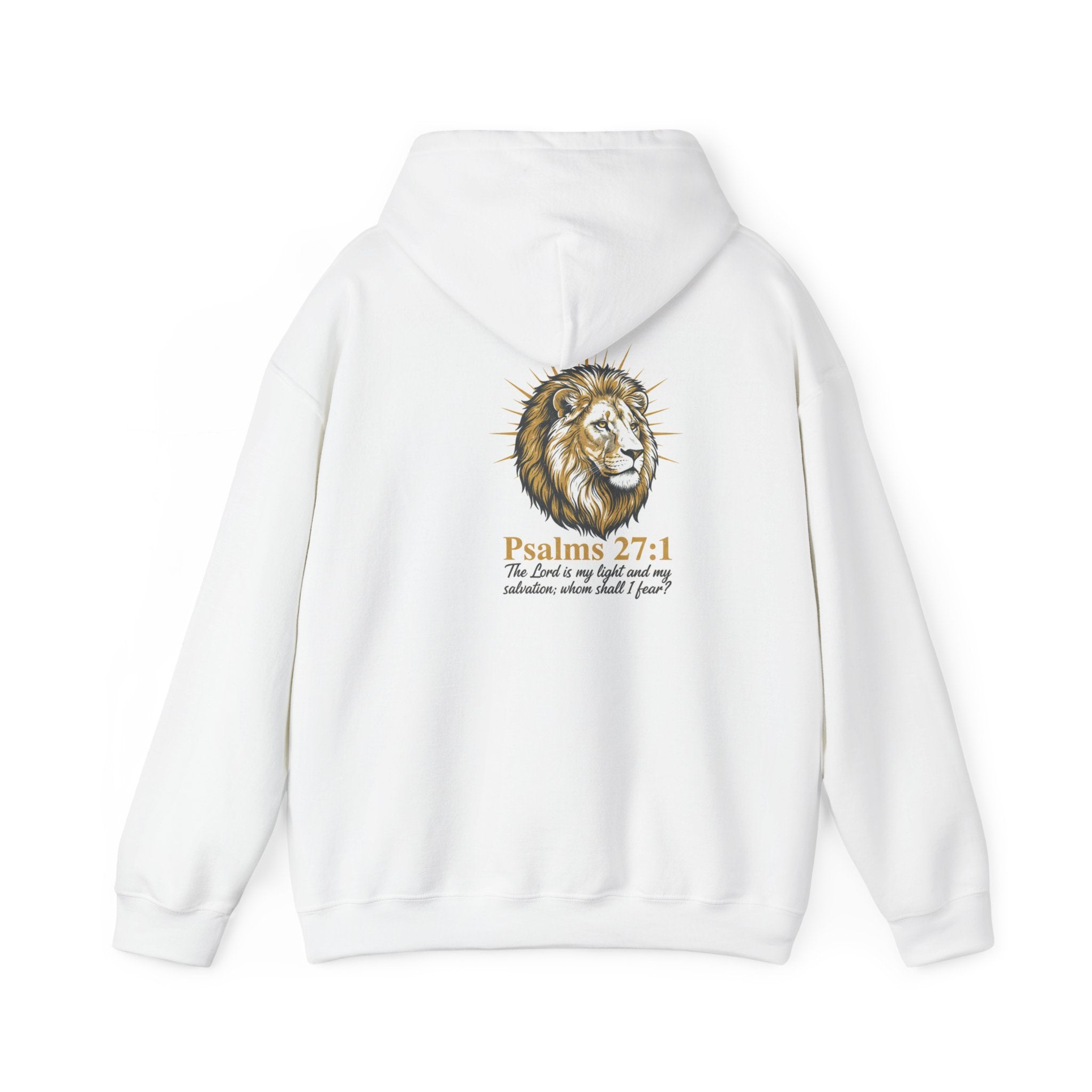 Lion Portrait Hoodie — Majestic Realistic Lion Graphic Sweatshirt