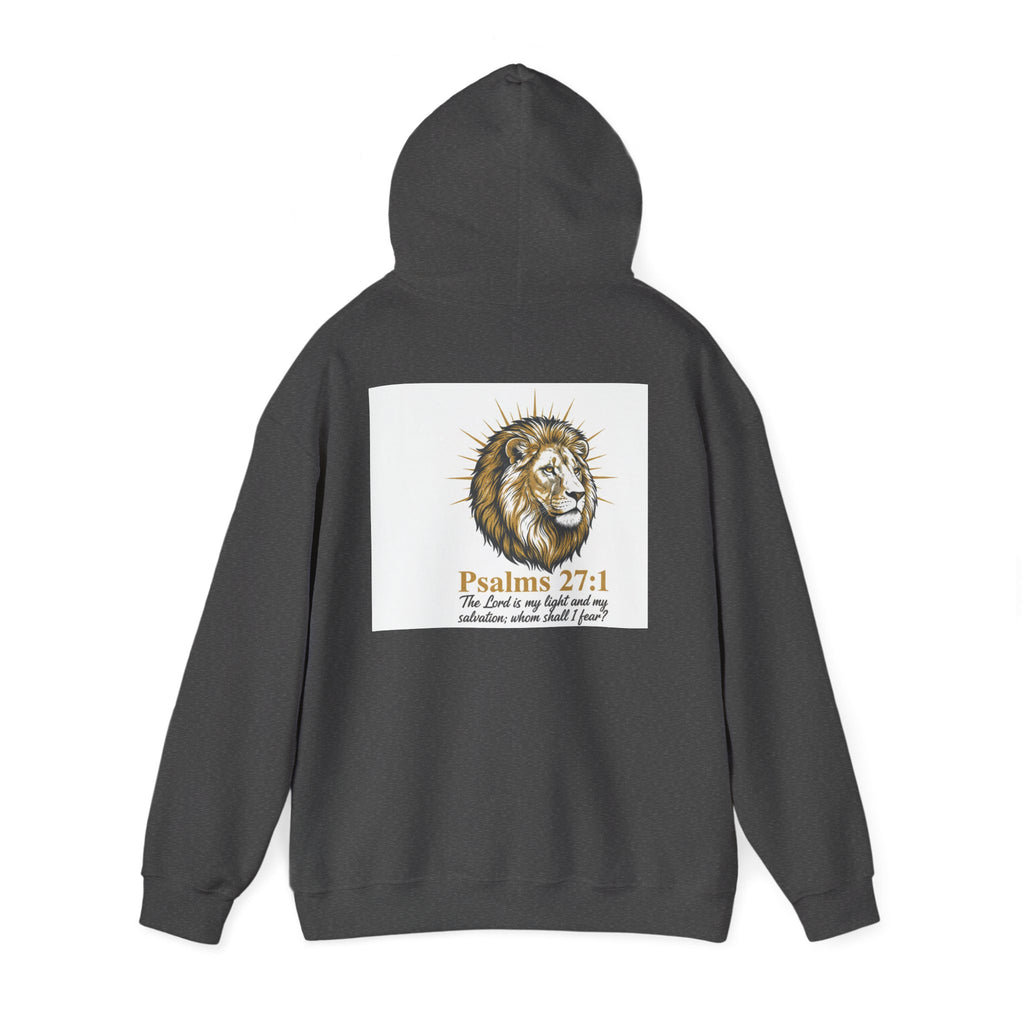 Lion Portrait Hoodie — Majestic Realistic Lion Graphic Sweatshirt