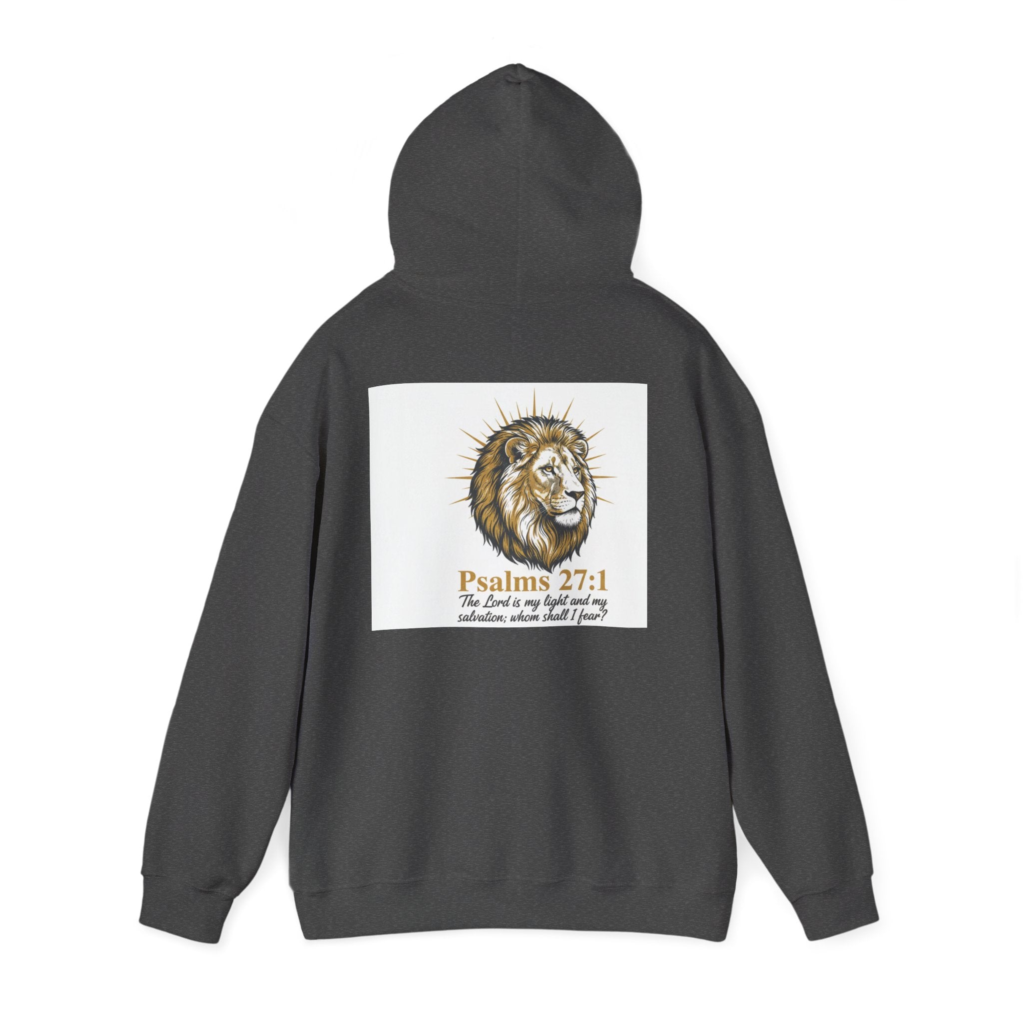 Lion Portrait Hoodie — Majestic Realistic Lion Graphic Sweatshirt