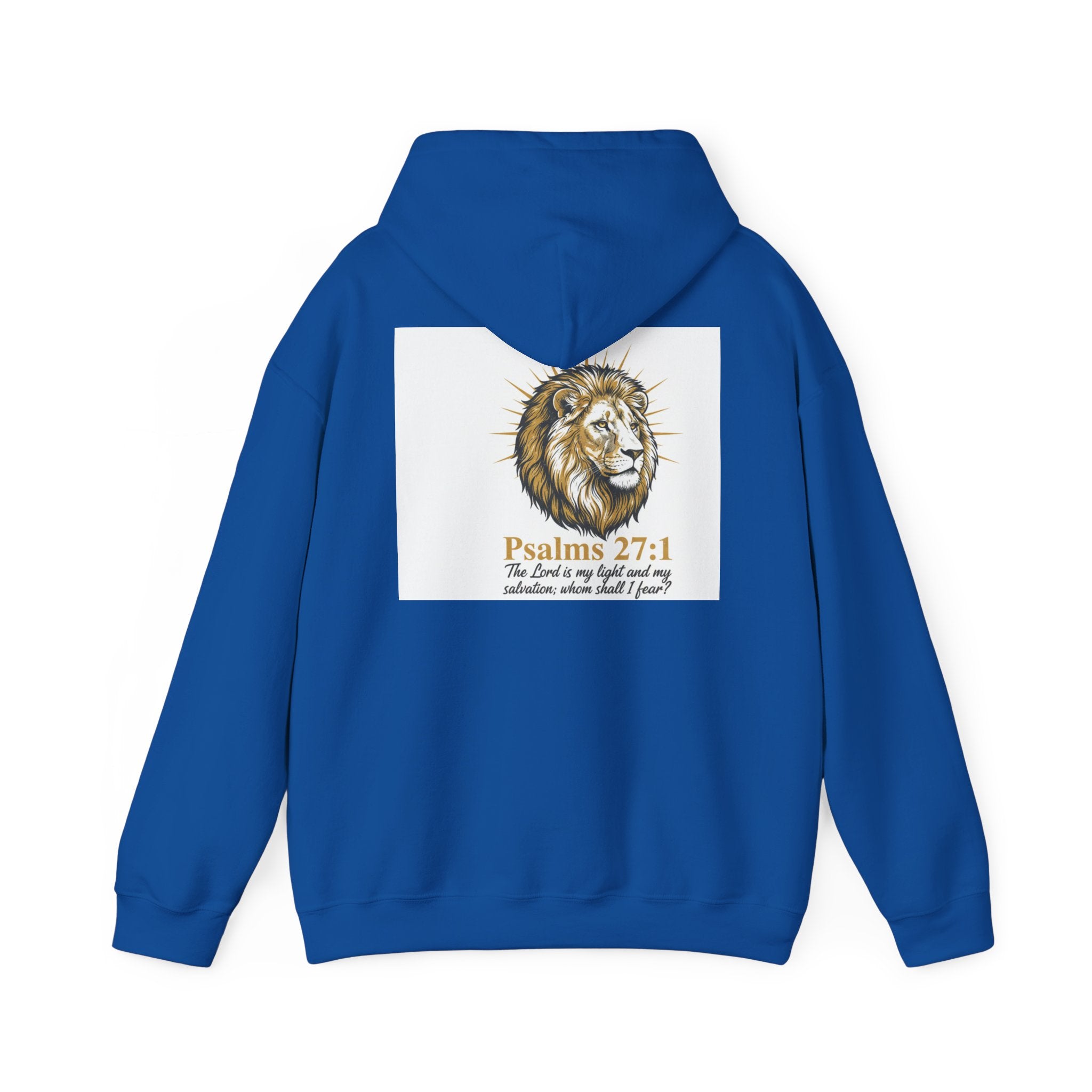 Lion Portrait Hoodie — Majestic Realistic Lion Graphic Sweatshirt