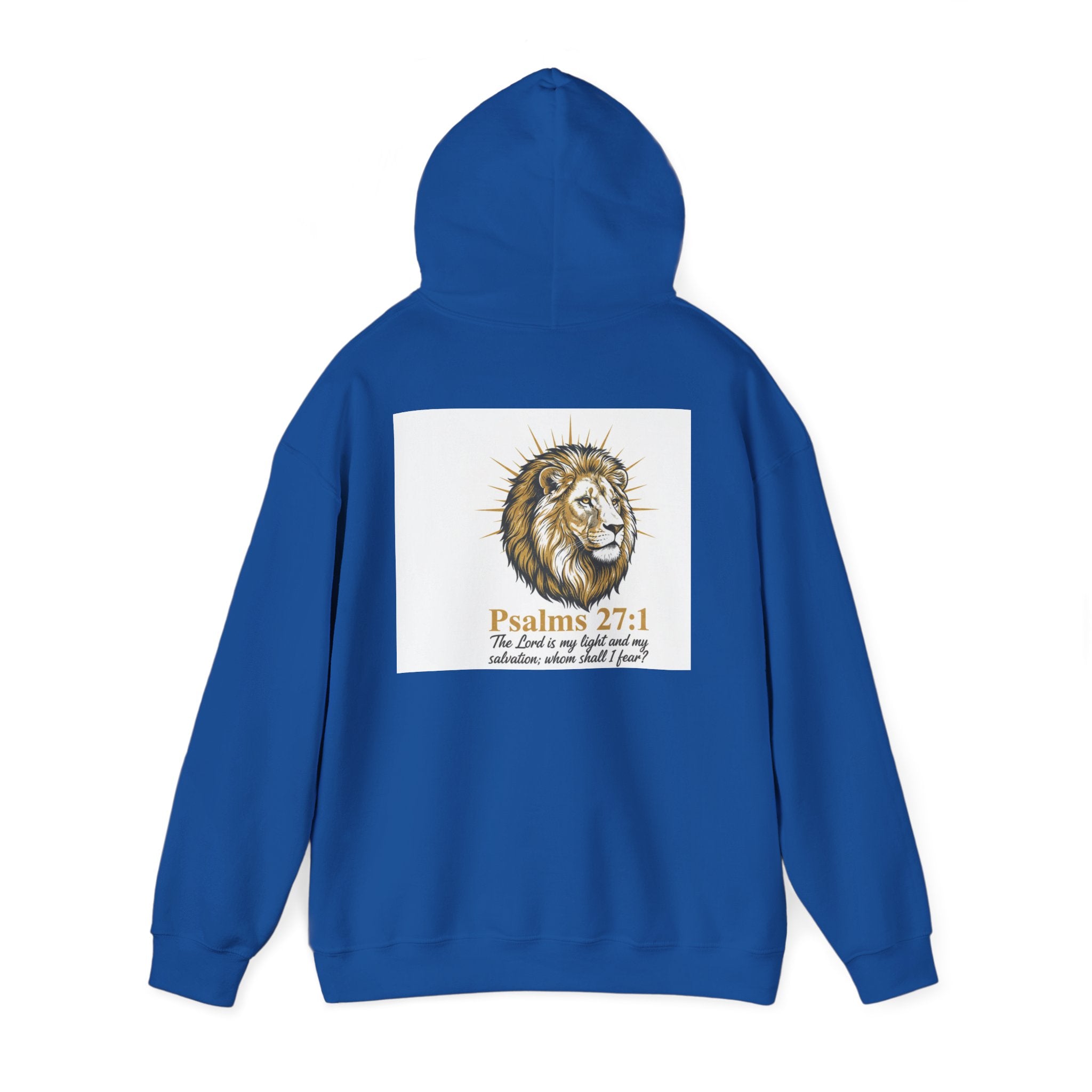 Lion Portrait Hoodie — Majestic Realistic Lion Graphic Sweatshirt