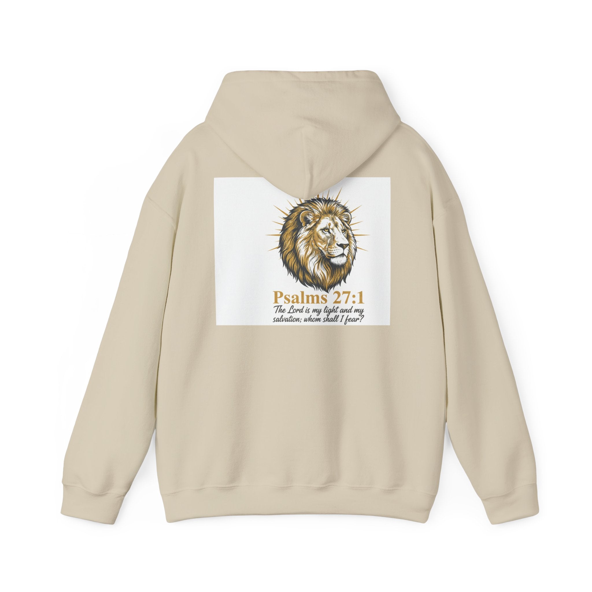 Lion Portrait Hoodie — Majestic Realistic Lion Graphic Sweatshirt