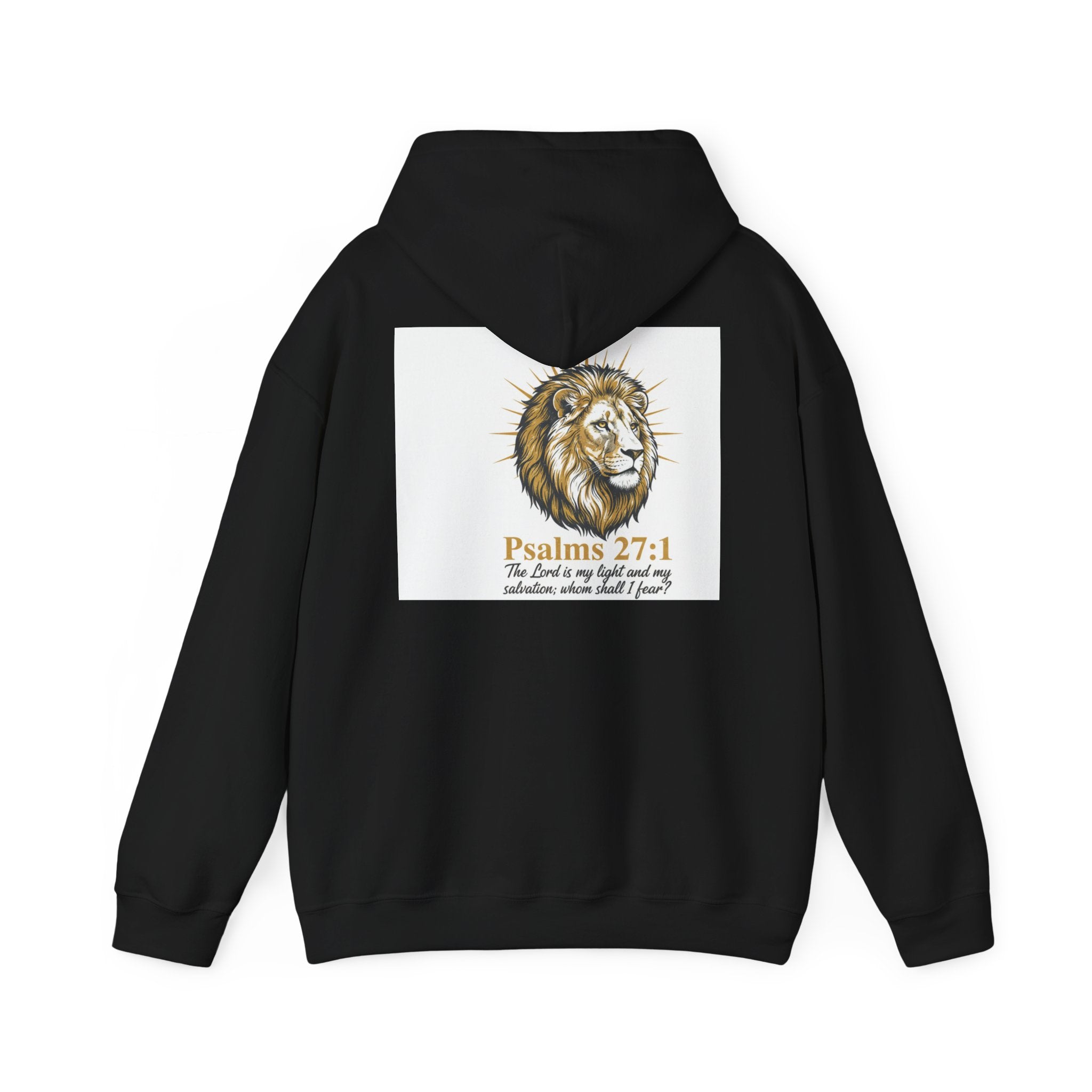 Lion Portrait Hoodie — Majestic Realistic Lion Graphic Sweatshirt